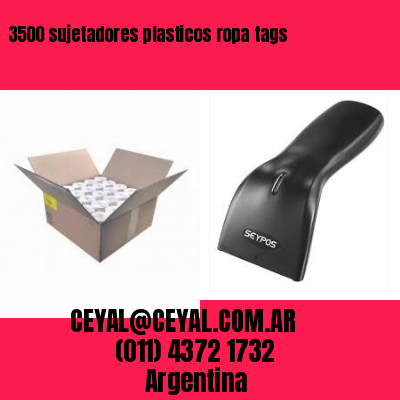 3500 sujetadores plasticos ropa tags