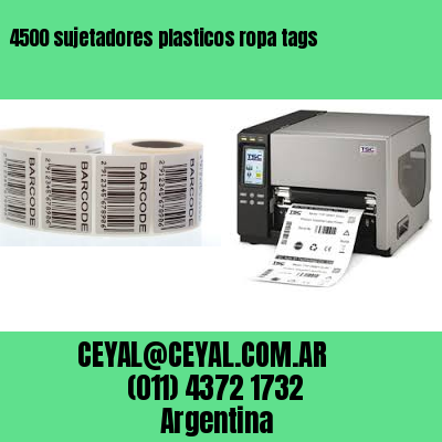 4500 sujetadores plasticos ropa tags