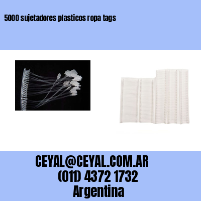5000 sujetadores plasticos ropa tags