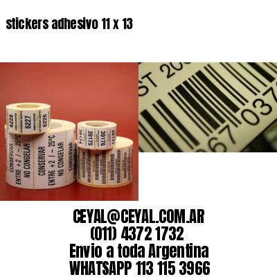 stickers adhesivo 11 x 13