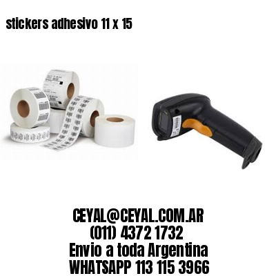 stickers adhesivo 11 x 15