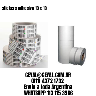 stickers adhesivo 13 x 10