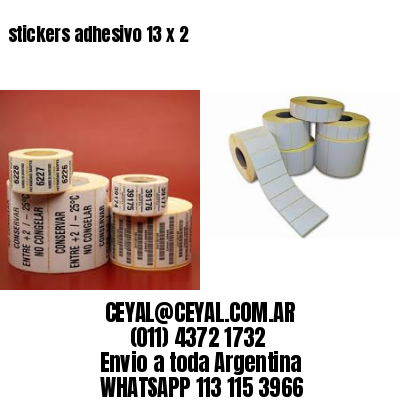 stickers adhesivo 13 x 2