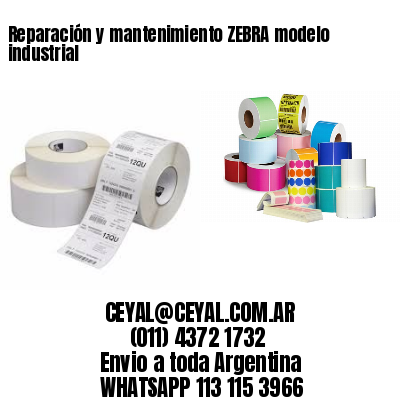 Reparación y mantenimiento ZEBRA modelo industrial