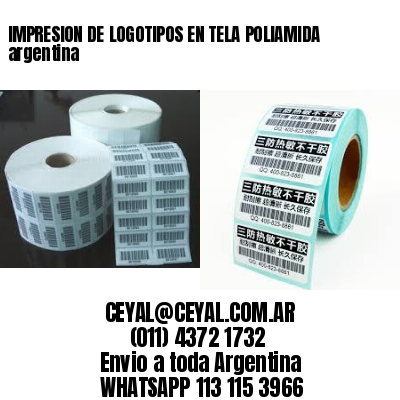 IMPRESION DE LOGOTIPOS EN TELA POLIAMIDA argentina