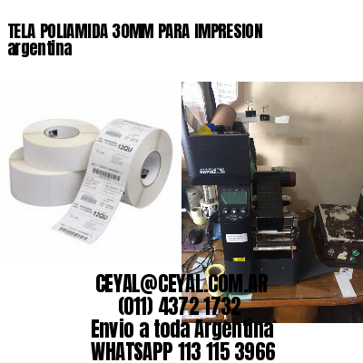 TELA POLIAMIDA 30MM PARA IMPRESION argentina