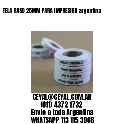 TELA RASO 25MM PARA IMPRESION argentina