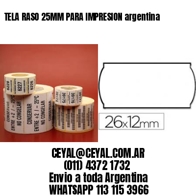 TELA RASO 25MM PARA IMPRESION argentina