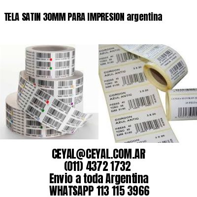 TELA SATIN 30MM PARA IMPRESION argentina