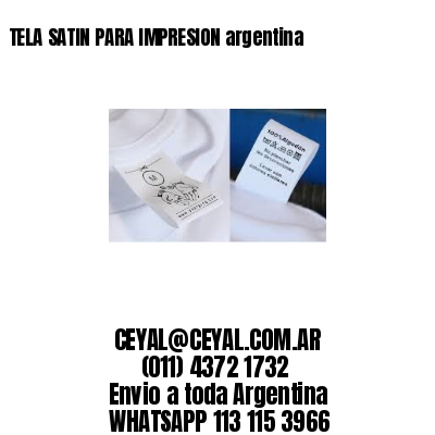 TELA SATIN PARA IMPRESION argentina