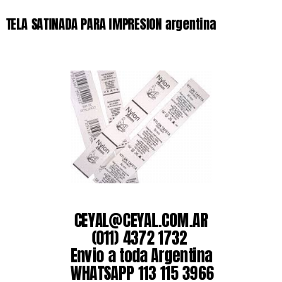TELA SATINADA PARA IMPRESION argentina