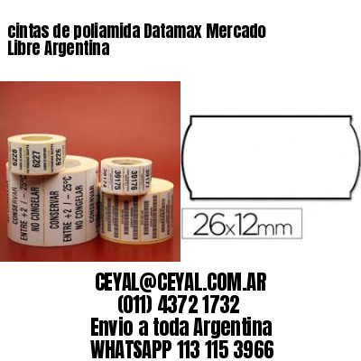 cintas de poliamida Datamax Mercado Libre Argentina
