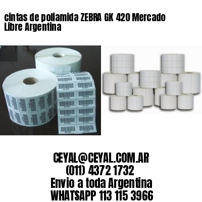 cintas de poliamida ZEBRA GK 420 Mercado Libre Argentina