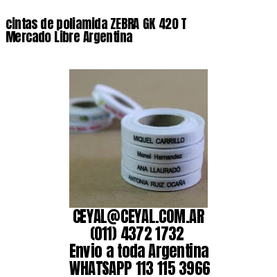 cintas de poliamida ZEBRA GK 420 T Mercado Libre Argentina