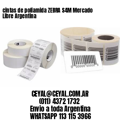 cintas de poliamida ZEBRA S4M Mercado Libre Argentina