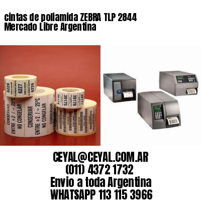 cintas de poliamida ZEBRA TLP 2844 Mercado Libre Argentina
