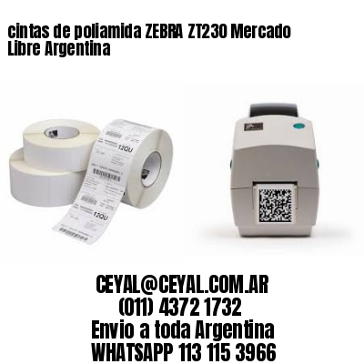 cintas de poliamida ZEBRA ZT230 Mercado Libre Argentina