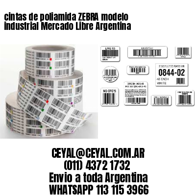 cintas de poliamida ZEBRA modelo industrial Mercado Libre Argentina