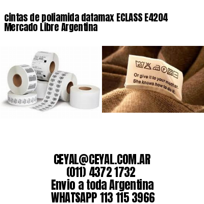 cintas de poliamida datamax ECLASS E4204 Mercado Libre Argentina