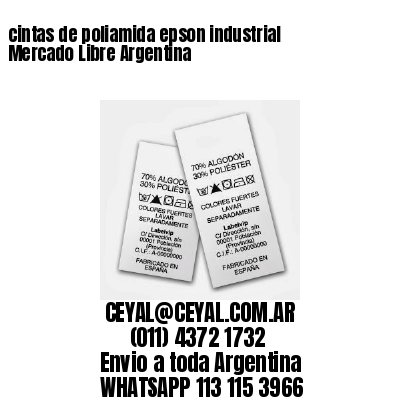 cintas de poliamida epson industrial Mercado Libre Argentina