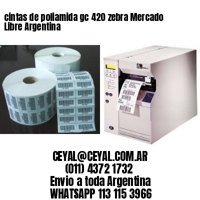 cintas de poliamida gc 420 zebra Mercado Libre Argentina