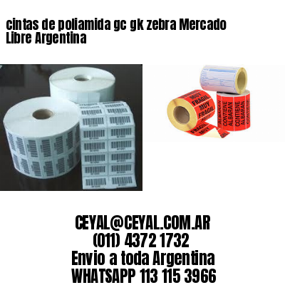 cintas de poliamida gc gk zebra Mercado Libre Argentina