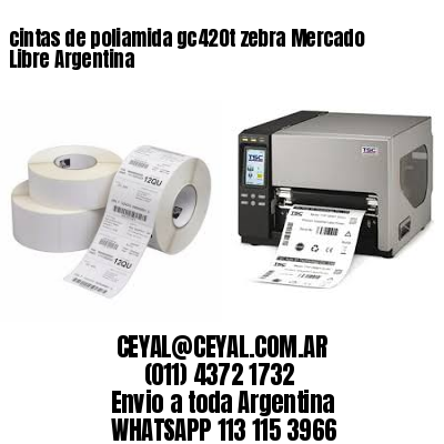cintas de poliamida gc420t zebra Mercado Libre Argentina