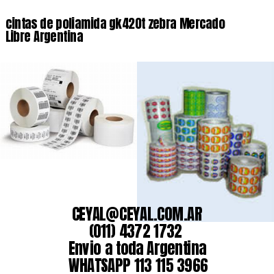 cintas de poliamida gk420t zebra Mercado Libre Argentina