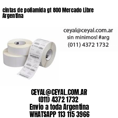 cintas de poliamida gt 800 Mercado Libre Argentina