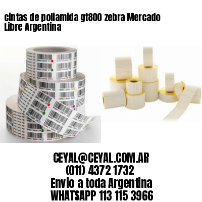 cintas de poliamida gt800 zebra Mercado Libre Argentina
