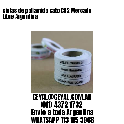 cintas de poliamida sato CG2 Mercado Libre Argentina
