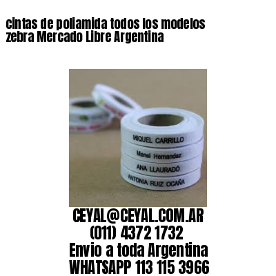 cintas de poliamida todos los modelos zebra Mercado Libre Argentina
