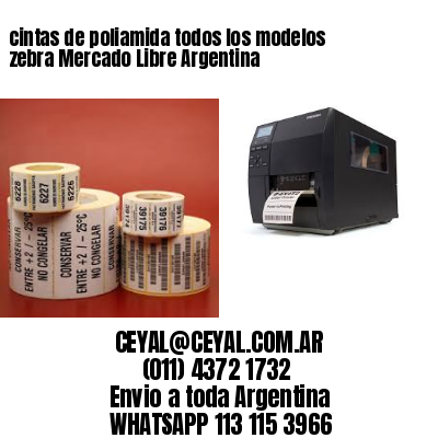 cintas de poliamida todos los modelos zebra Mercado Libre Argentina