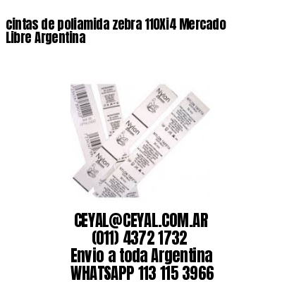 cintas de poliamida zebra 110Xi4 Mercado Libre Argentina
