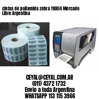 cintas de poliamida zebra 110Xi4 Mercado Libre Argentina