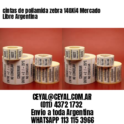 cintas de poliamida zebra 140Xi4 Mercado Libre Argentina