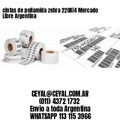 cintas de poliamida zebra 220Xi4 Mercado Libre Argentina