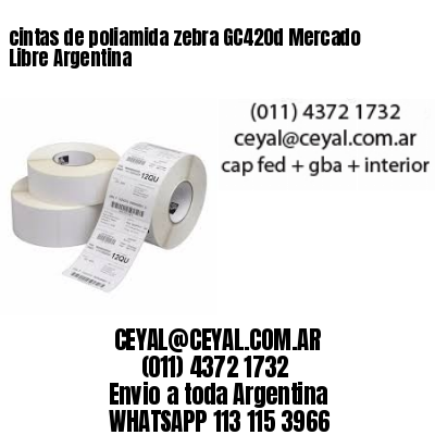cintas de poliamida zebra GC420d Mercado Libre Argentina