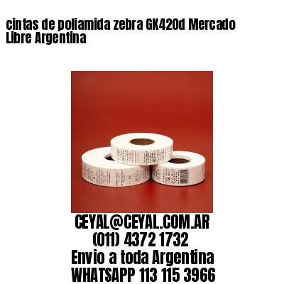 cintas de poliamida zebra GK420d Mercado Libre Argentina