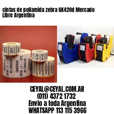cintas de poliamida zebra GK420d Mercado Libre Argentina