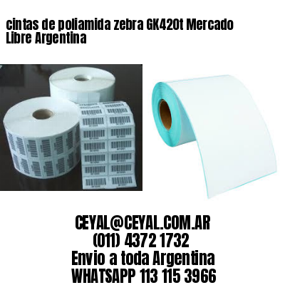cintas de poliamida zebra GK420t Mercado Libre Argentina