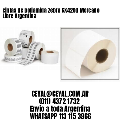 cintas de poliamida zebra GX420d Mercado Libre Argentina