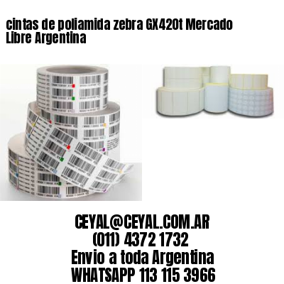 cintas de poliamida zebra GX420t Mercado Libre Argentina