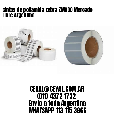 cintas de poliamida zebra ZM600 Mercado Libre Argentina