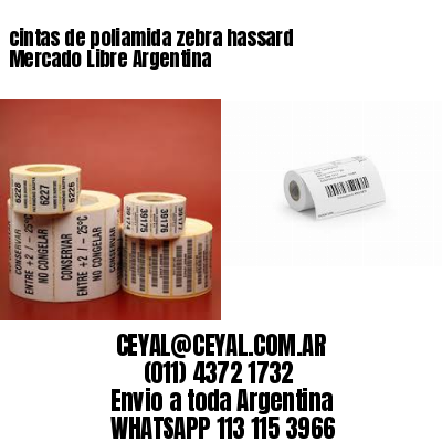 cintas de poliamida zebra hassard Mercado Libre Argentina