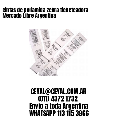 cintas de poliamida zebra ticketeadora Mercado Libre Argentina