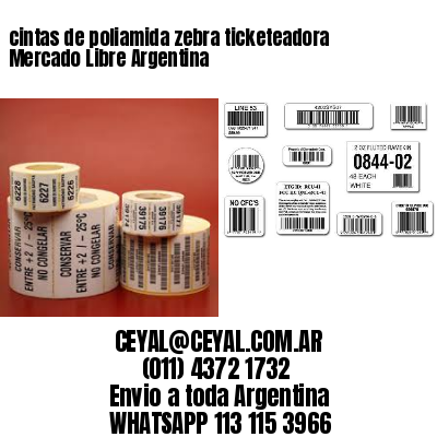 cintas de poliamida zebra ticketeadora Mercado Libre Argentina