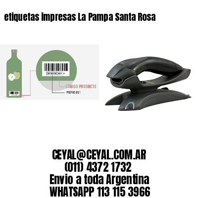 etiquetas impresas La Pampa Santa Rosa