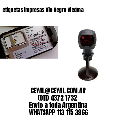 etiquetas impresas Río Negro Viedma