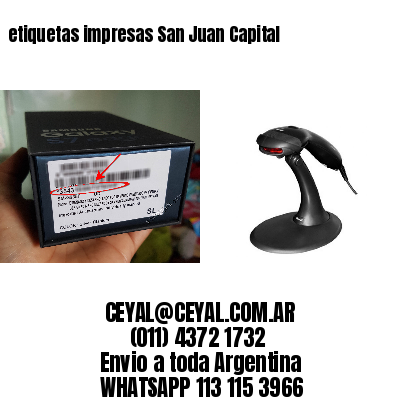 etiquetas impresas San Juan Capital